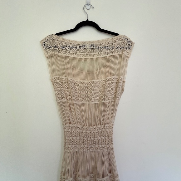 Callahan Cream Fringe Maxi Dress - Picture 7 of 16